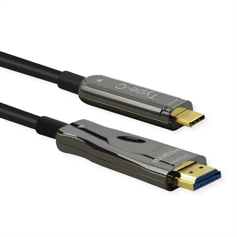 ROLINE Adapterkabel - 24 pin USB-C männlich zu HDMI männlich