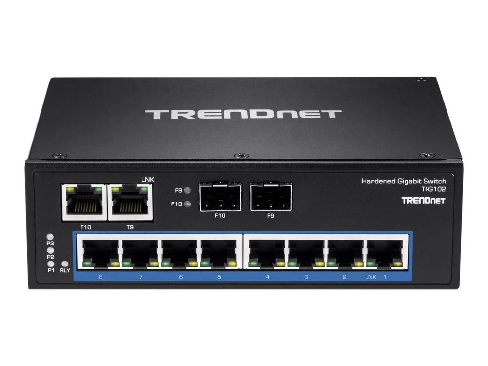 TRENDnet TI-G102 - Switch - unmanaged - 8 x 10/100/1000 + 2 x Kombi-Gigabit-SFP