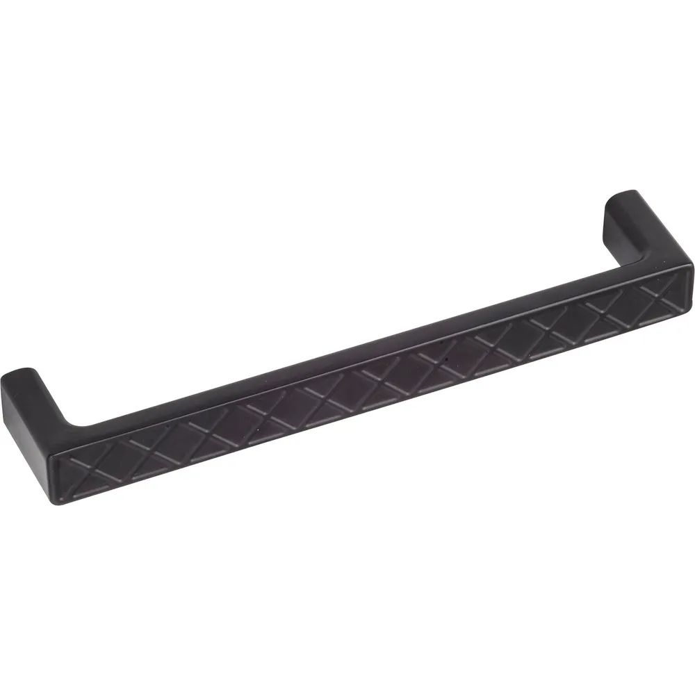 Furnipart Möbelgriff Wafer Breite 175,5 mm, Zinkdruckguss schwarz matt