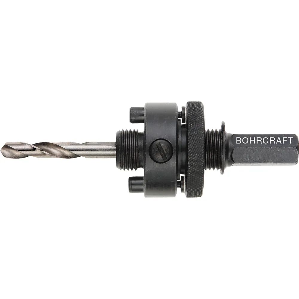 BOHRCRAFT Lochsägenschaft AS33 m. Zentrierbohrer f. Lochsäge 32-210 mm