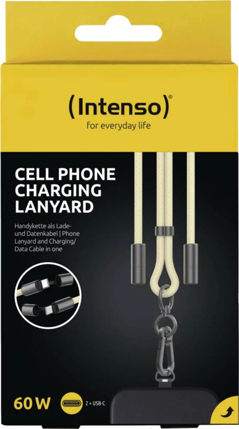 Intenso Cell Phone Charging Lanyard