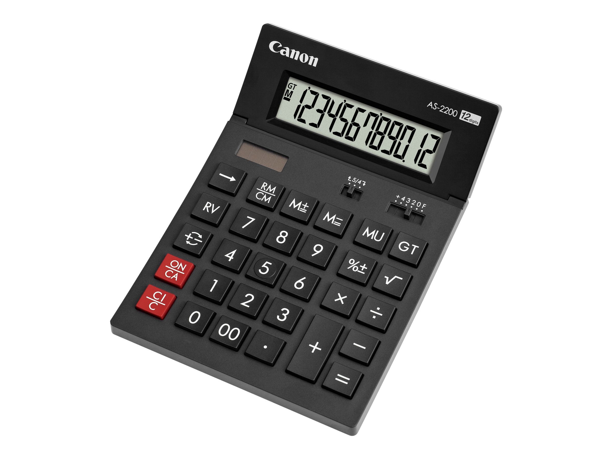Canon AS-2200 - Desktop-Taschenrechner - 12 Stellen