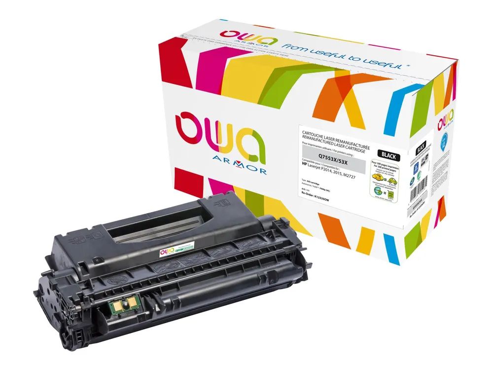 Armor OWA - Schwarz - kompatibel - wiederaufbereitet - Tonerpatrone (Alternative zu: HP Q7553X)