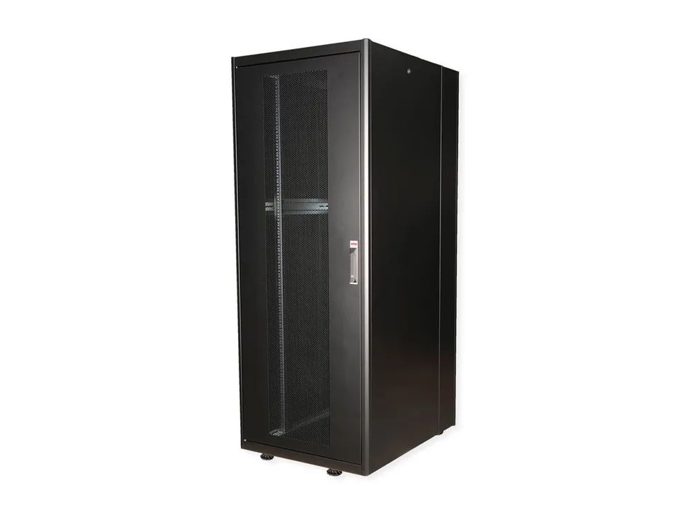 ROLINE Basic - Schrank Netzwerkschrank - perforierte Tür, 800x1000 BxT - RAL 9005, Jet Black - 42HE - 48.3 cm (19")