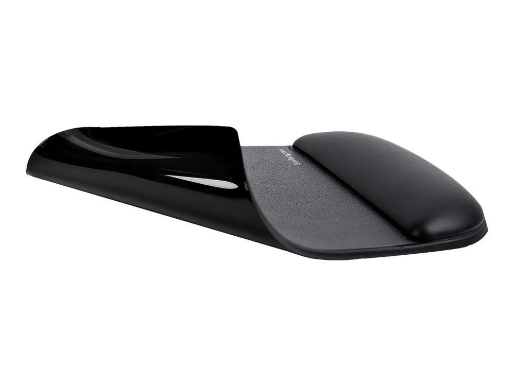 StarTech.com Ergonomisches Mauspad mit Gelkissen, 17x18x2cm, Gepolstertes Gel Mauspad für ergonomischer Arbeitsplatz mit Handgelenkauflage und rutschfeste PU-Basis unterlage (B-ERGO-MOUSE-PAD)