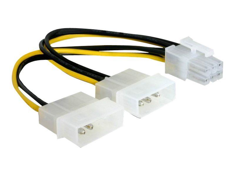 Delock Stromkabel - 6-poliges PCIe Power (W)