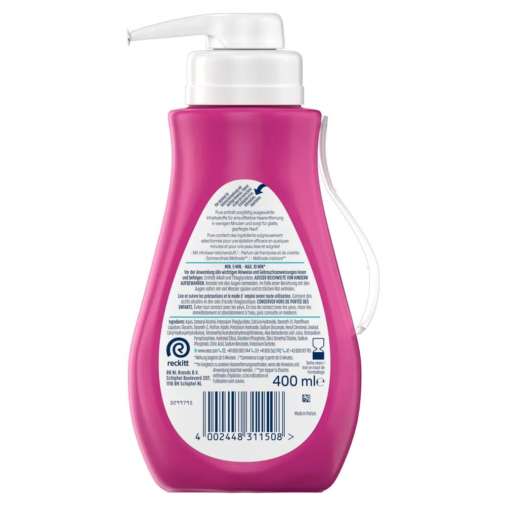 Veet Haarentfernungscreme Sensitive Pumpspender 400ml