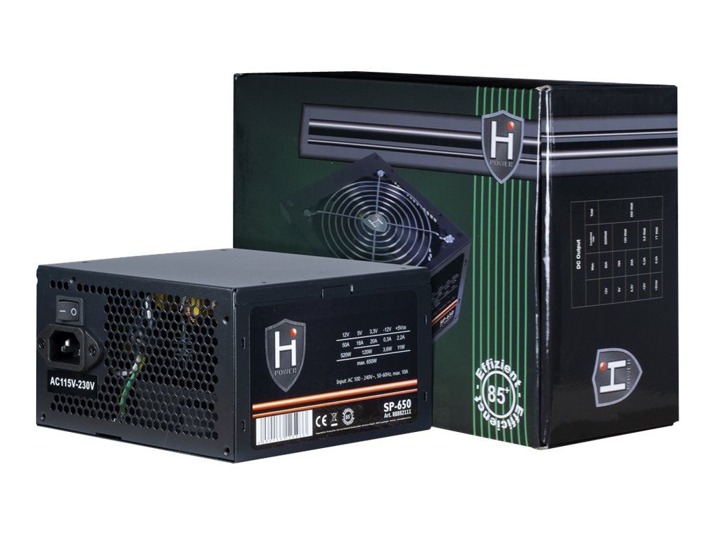 Inter-Tech HiPower SP-650 - Netzteil (intern) - ATX12V 2.4