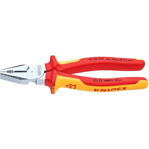 Knipex 2-K VDE 200 MM / KNIPEX KRAFT-KOMBIZANGE 02 06 200