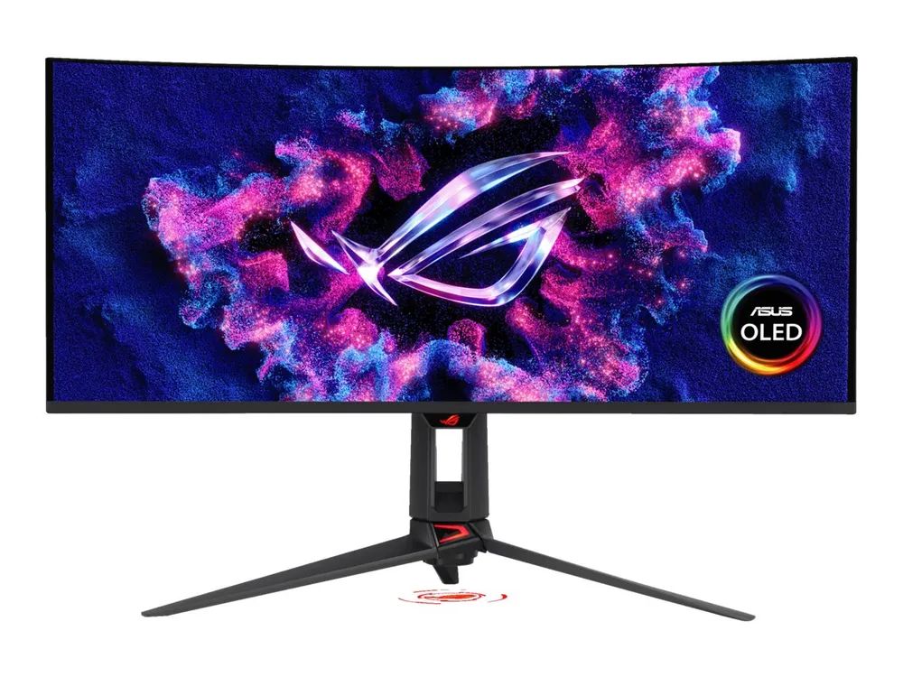 ASUS ROG Swift PG34WCDN - OLED-Monitor - Gaming - gebogen - USB - 86.4 cm (34")