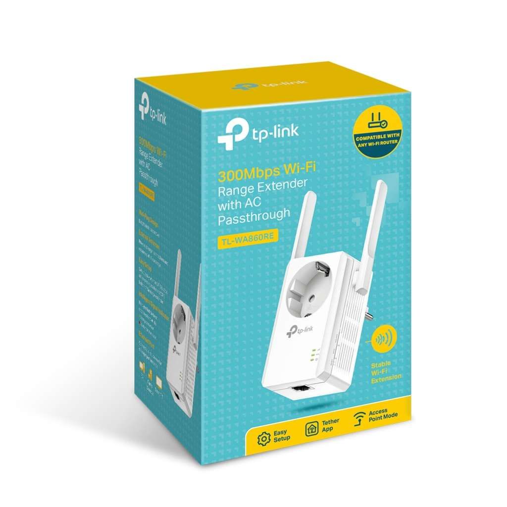 TP-LINK TL-WA860RE - Wi-Fi-Range-Extender - 100Mb LAN