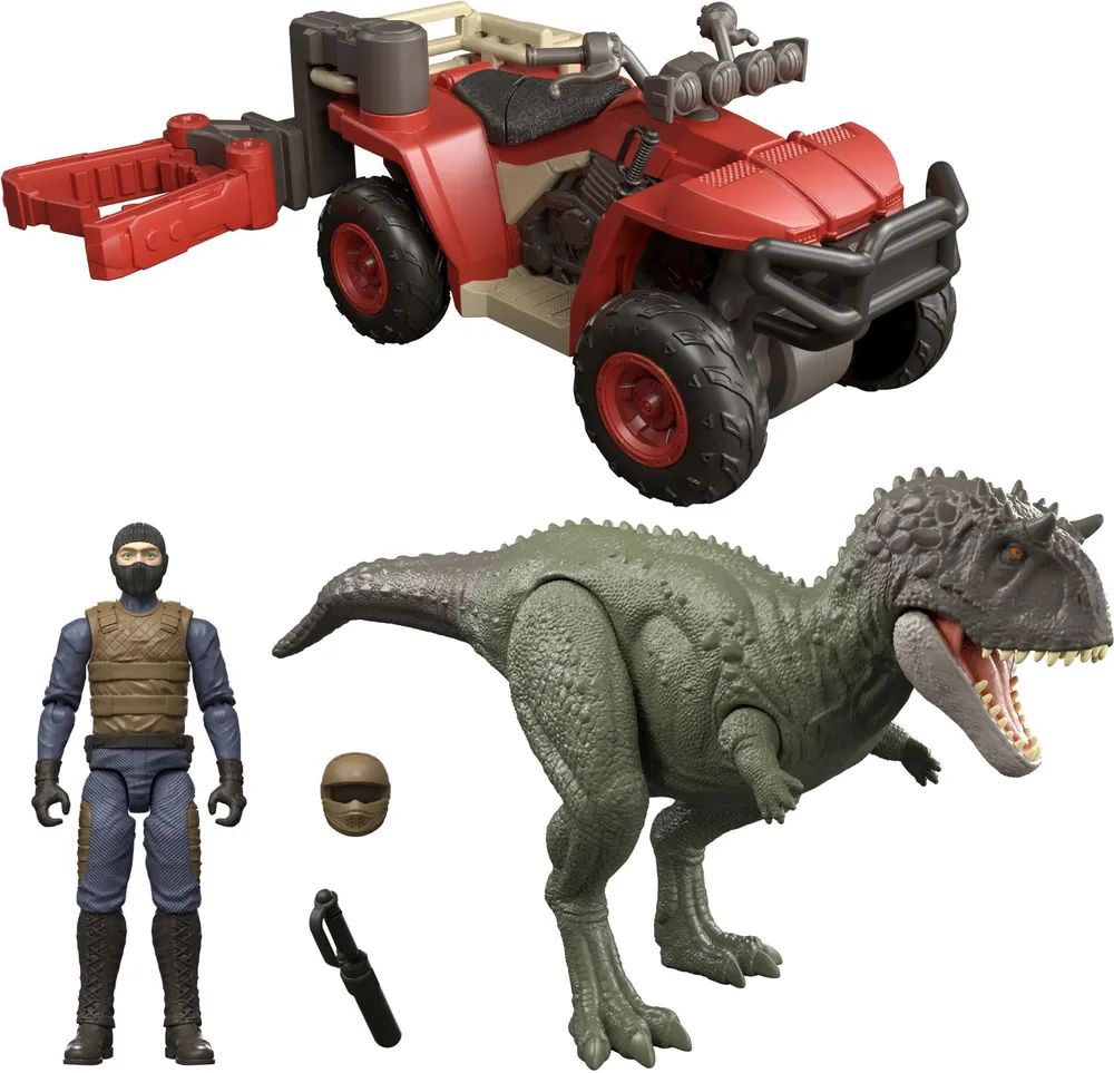 Mattel GmbH JW Vehicle & Dino Capture Set