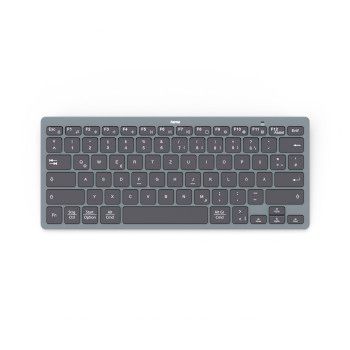 Hama Bluetooth®-Mini-Tastatur "Travel 400" für Tablets, kabellos, SW, QWERTZ DE
