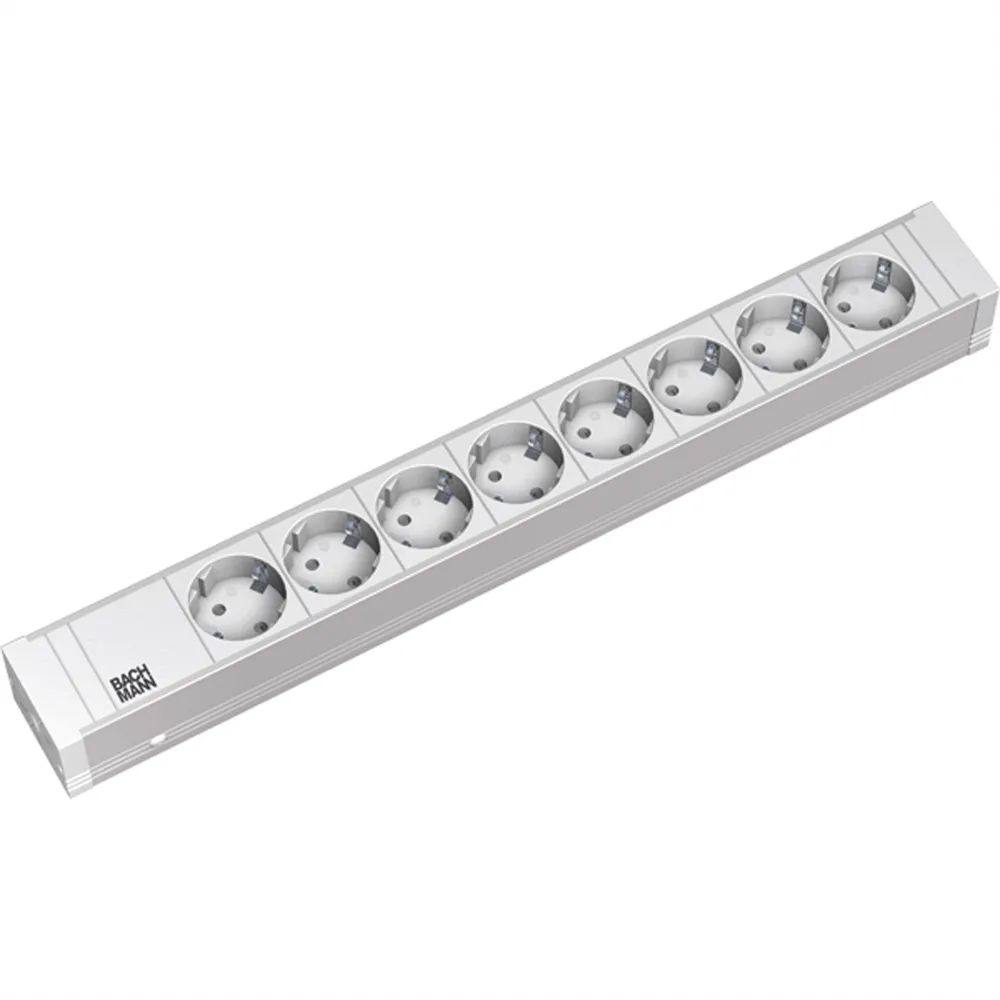 Bachmann Steckdosenleiste (Rack - einbaufähig) - Ausgangsanschlüsse: 8 (CEE 7/4)