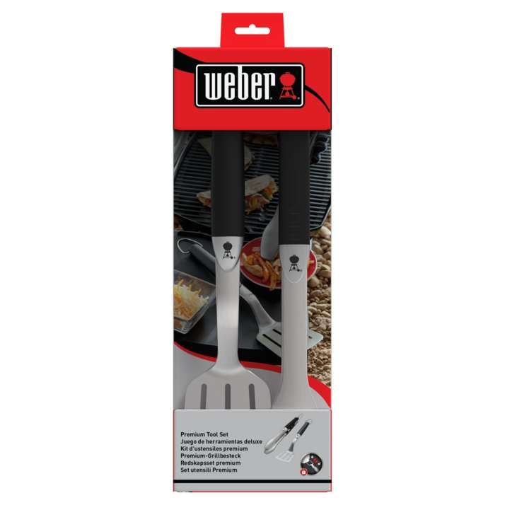 Weber Premium Grillbesteck Kompakt, 2-tlg.