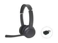 Conceptronic POLONA04BA Bluetooth-Stereo-Headset und USB-Audio-adapter - Verkabelt & Kabellos - Anrufe/Musik - 173 g - Kopfhörer - Schwarz