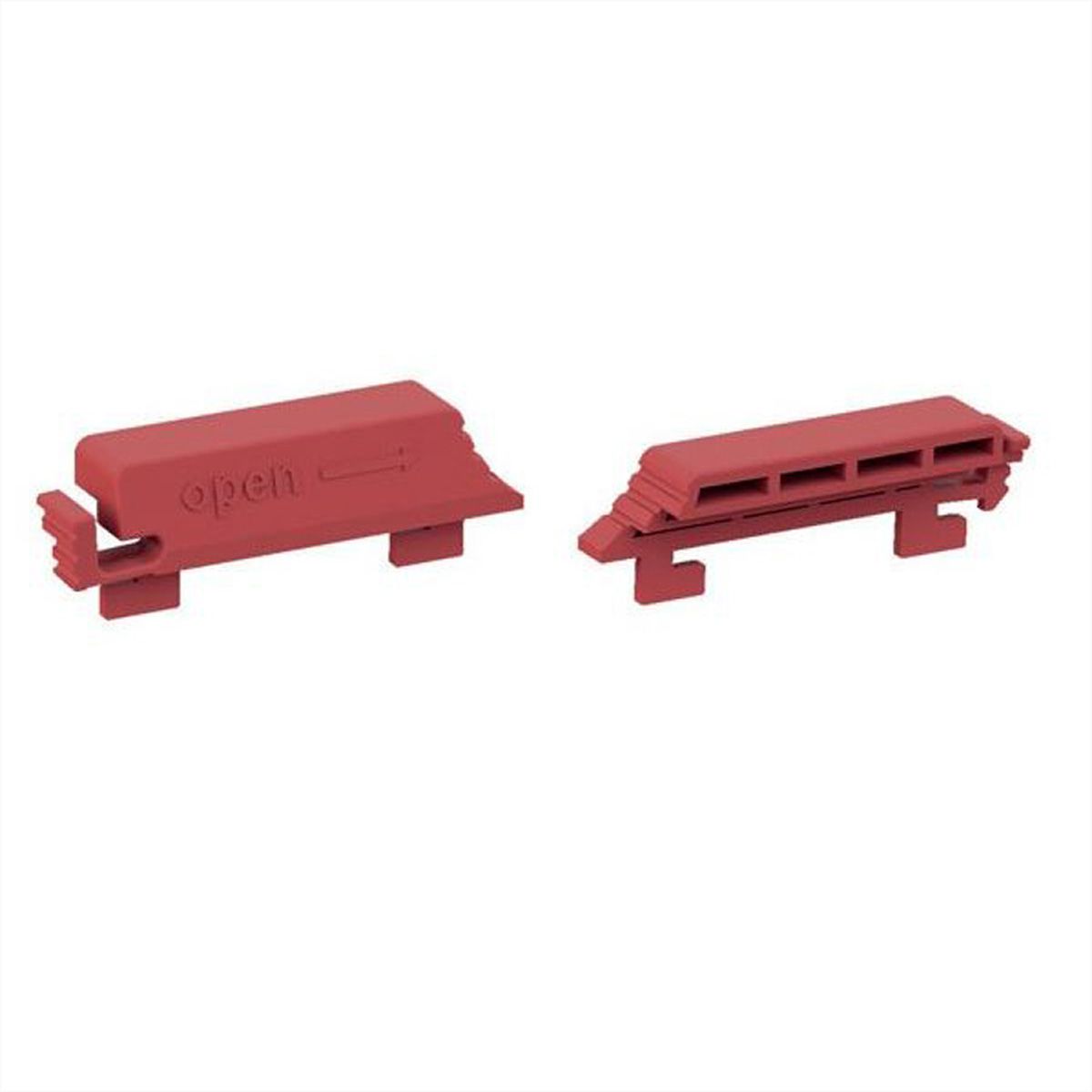 Bachmann Verschlussschraube (Strom IEC 320 C13) - Rot (Packung mit 12)
