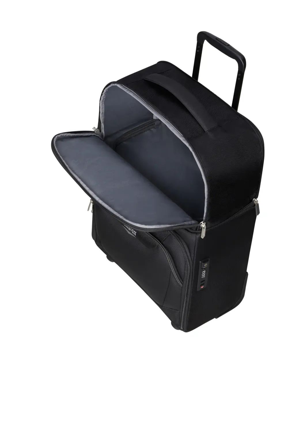 AMERICAN TOURISTER SUMMERRIDE UPR. UNDERSEATER EXP TSA, BLACK