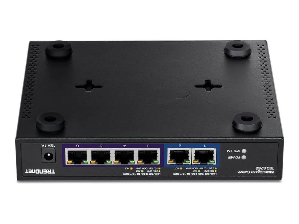 TRENDnet TEG-S762 - Switch - unmanaged - 2 x 10GBase-T + 4 x 2.5GBase-T