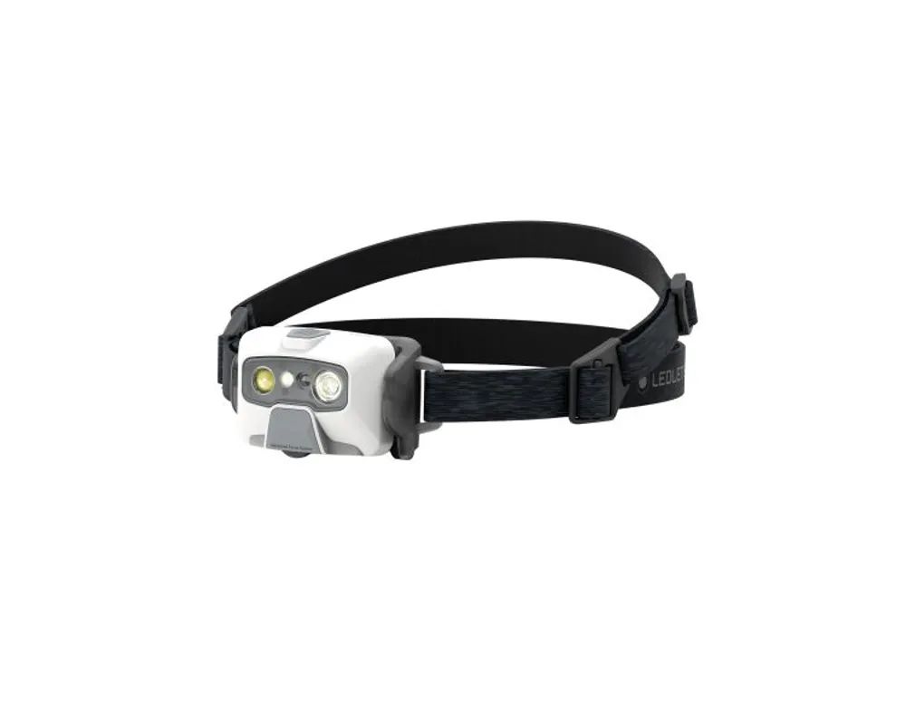 LED LENSER Stirnlampe 800lm 160m 1xLi-Ion IP68 ws-ro Licht schw/fok ws