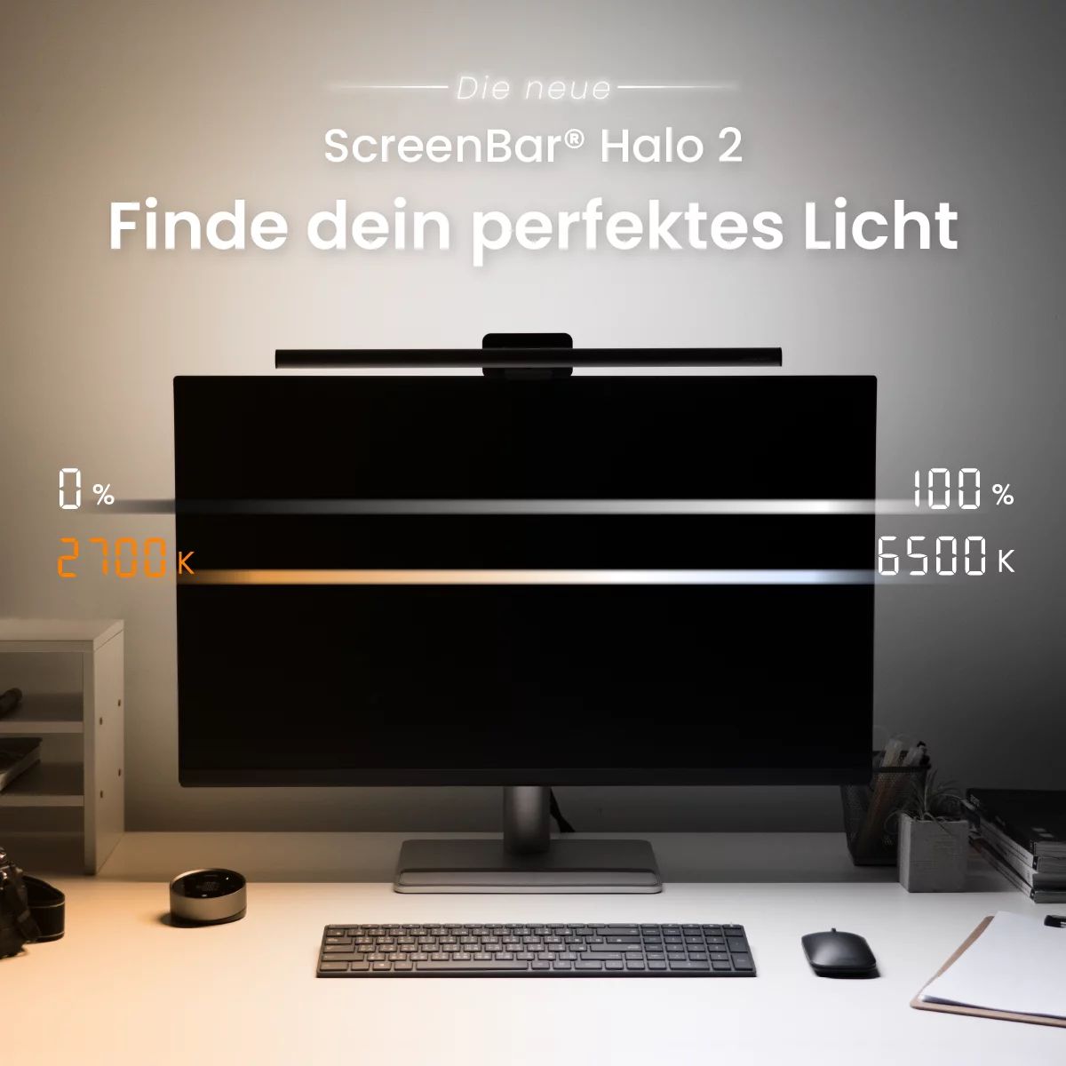 BenQ ScreenBar Halo 2 LED Monitor Light