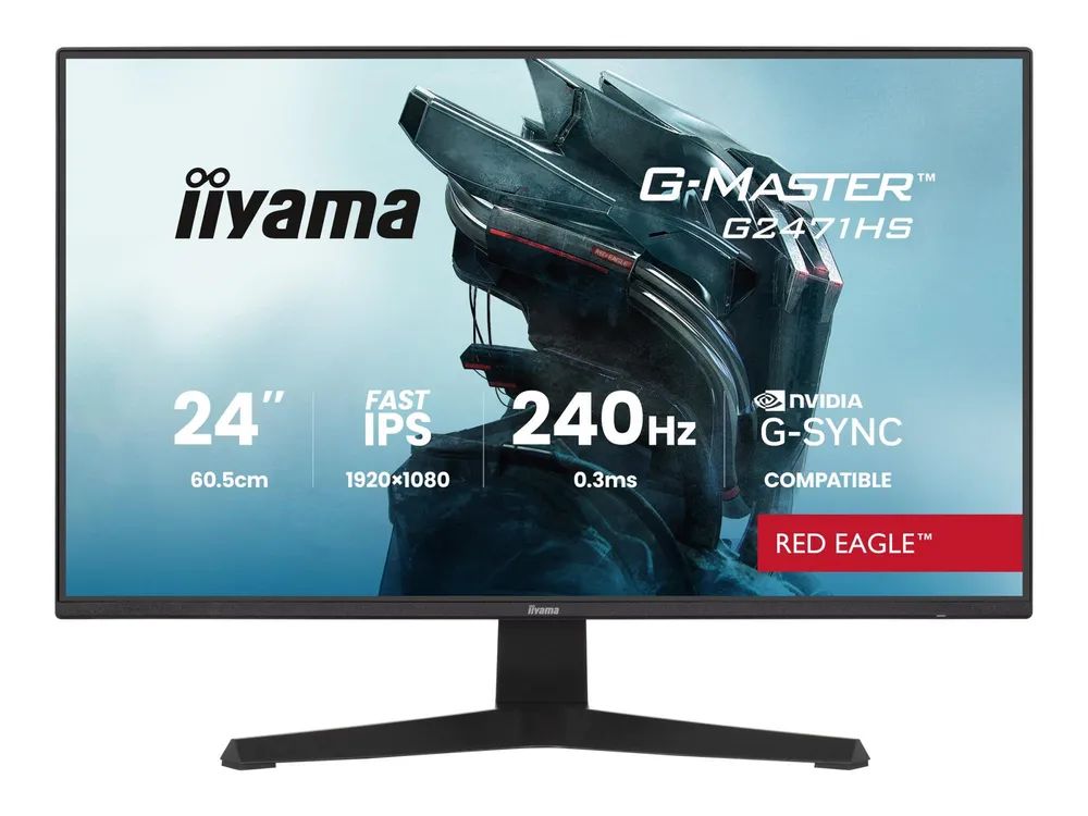 Iiyama G-Master G2471HS-B1 24" Fast-IPS - Flachbildschirm (TFT/LCD) - 24"