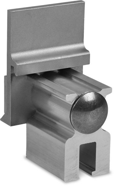 K2 SYSTEMS SingleRail Doppelstehlfalzklemme (f. Titanzink) CF:x 7mm