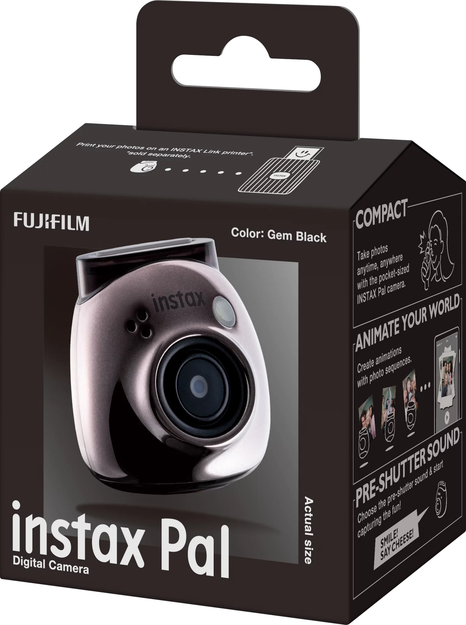 Fujifilm Instax Mini Pal, Gem Black