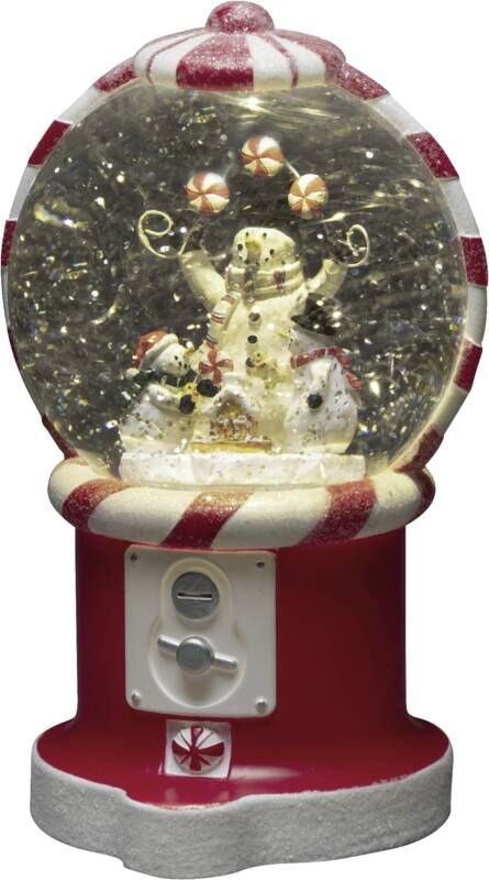 Konstsmide LED Süßigkeitenautomat mit 3 Schneemännern, 5h-Timer, wasser |  656701014