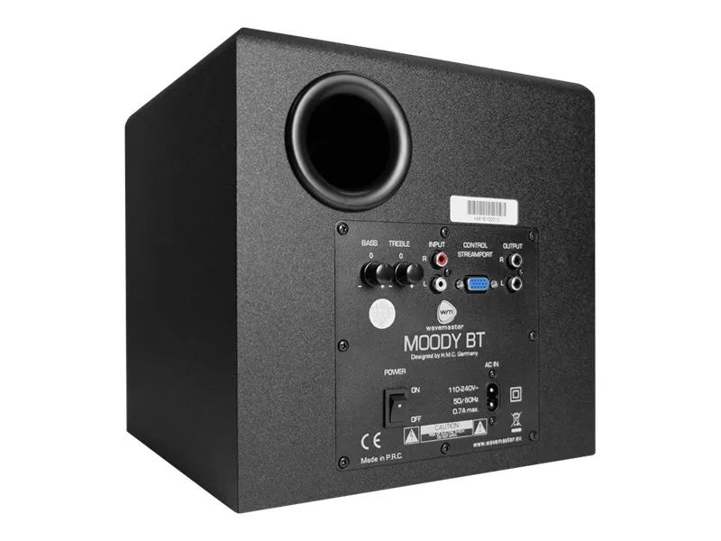 Wavemaster MOODY BT - Lautsprechersystem - 2.1-Kanal - kabellos - Bluetooth - 65 Watt (Gesamt)