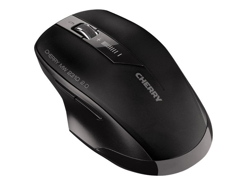 Cherry MW 2310 2.0 - Maus - rechts- und linkshändig - optisch - 6 Tasten - kabellos - RF, 2.4 GHz - kabelloser Empfänger (USB)