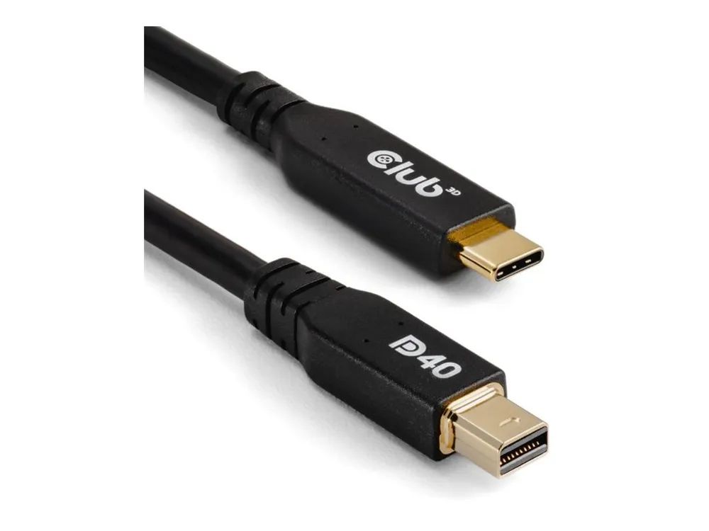 Club 3D Adapterkabel - 24 pin USB-C (M) zu Mini DisplayPort (M)