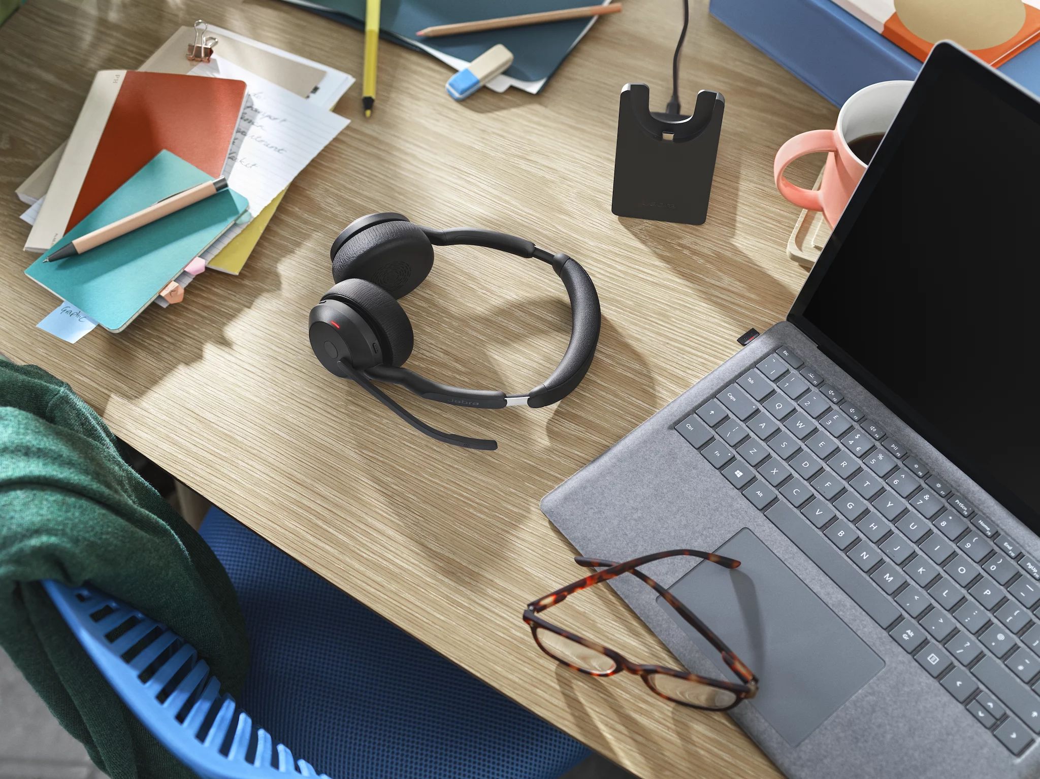 Jabra Evolve2 55 MS Stereo - Headset - On-Ear