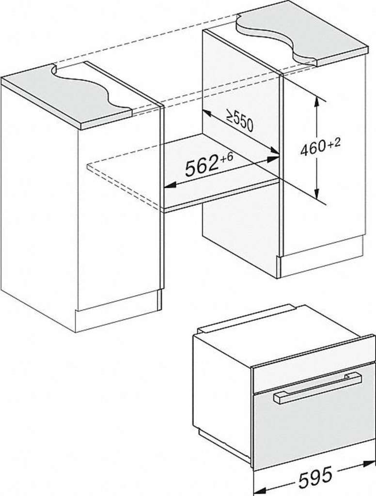 Miele Einbau-Mikrowellengerät M 7240 TC ED/CS