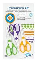 WEDO Kreativscheren 3er Set 16.0 cm 3 Schnitte farbig sortie