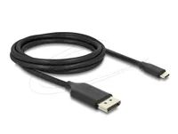 Delock USB Type-C zu DisplayPort Kabel DP Alt Mode 8K 60 Hz mit HDR Funktion - Kabel - Digital/Daten