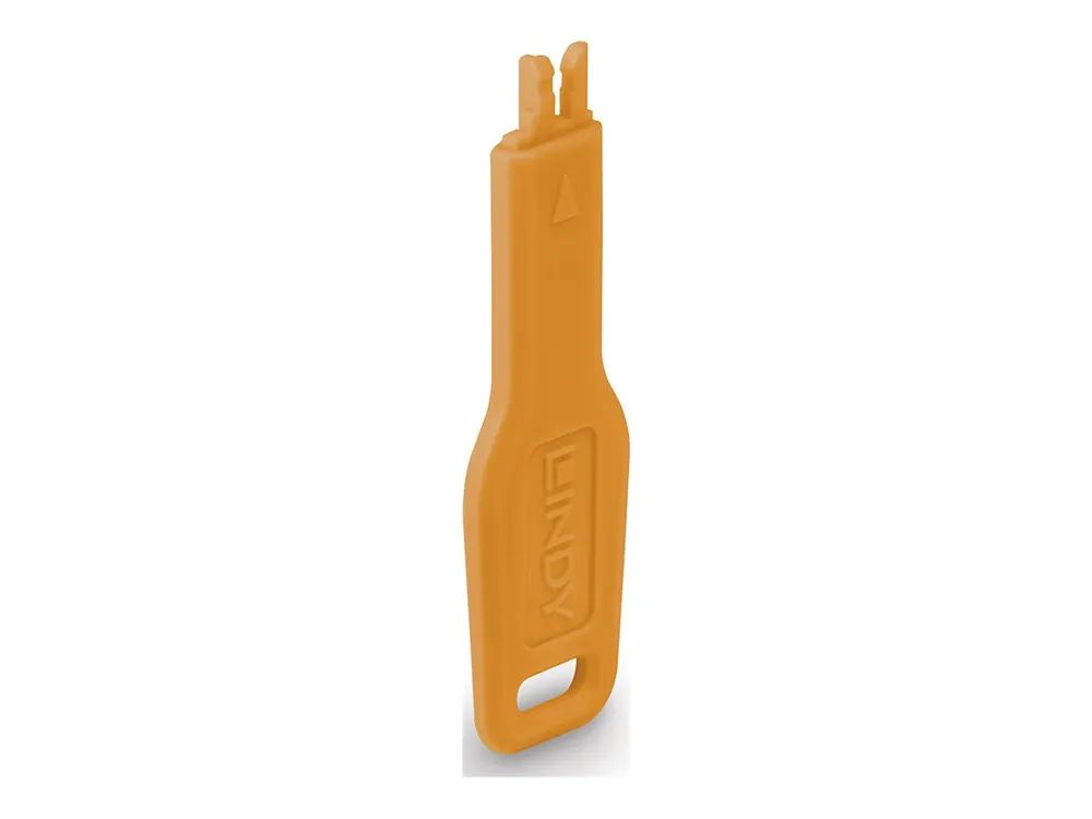 Lindy LAN-Portblocker-Schlüssel - orange