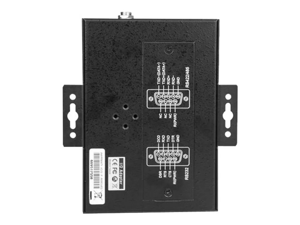 StarTech.com 4 Port Serieller Hub, USB auf RS232/RS485/RS422 Adapter - Industrieller USB 2.0 auf DB9 Konverter Hub - IP30 Schutzklasse - Hutschienenmontierbar, 15kV ESD Schutz (ICUSB234854I)