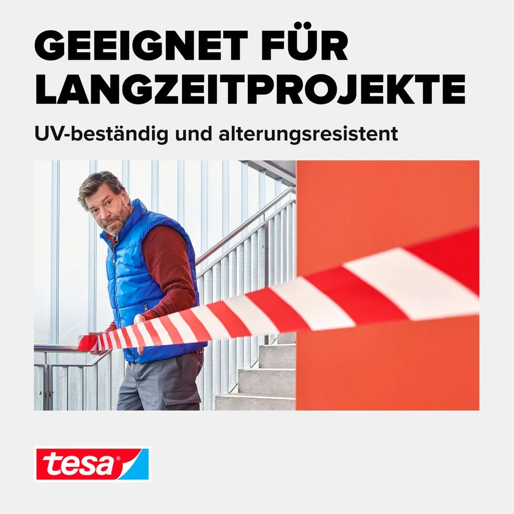 Tesa Signal Universal - Schwarz - Gelb - Polypropylen (PP) - 66 m - 50 mm