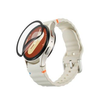 Hama Displayschutz "Super Hybrid" für Sam. Galaxy Watch7/FE, 40 mm, Montagehilfe