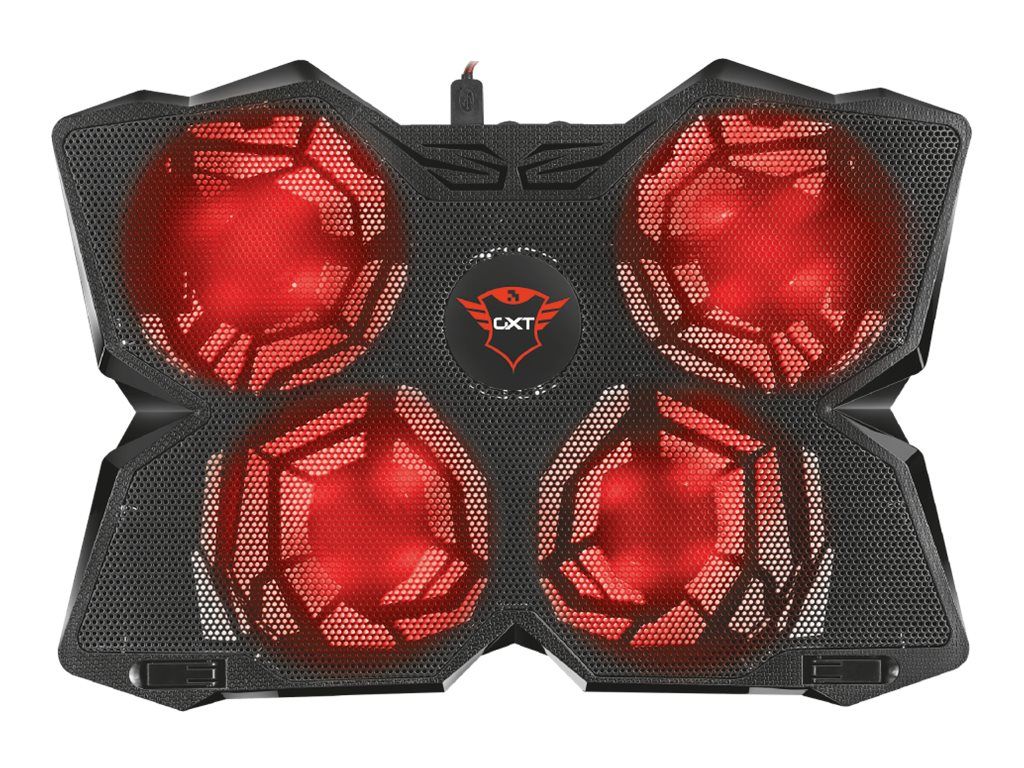 Trust GXT 278 - Notebook-Ständer - mit 4 Ventilatoren - 43.9 cm (17.3")