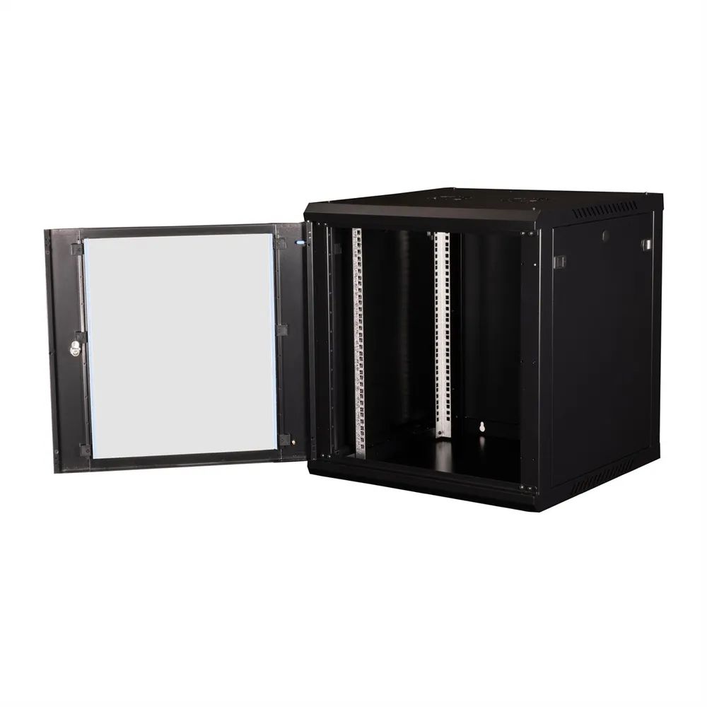 VALUE 19-Zoll Wandgehäuse 12HE, 600x600mm schwarz, Bausatz