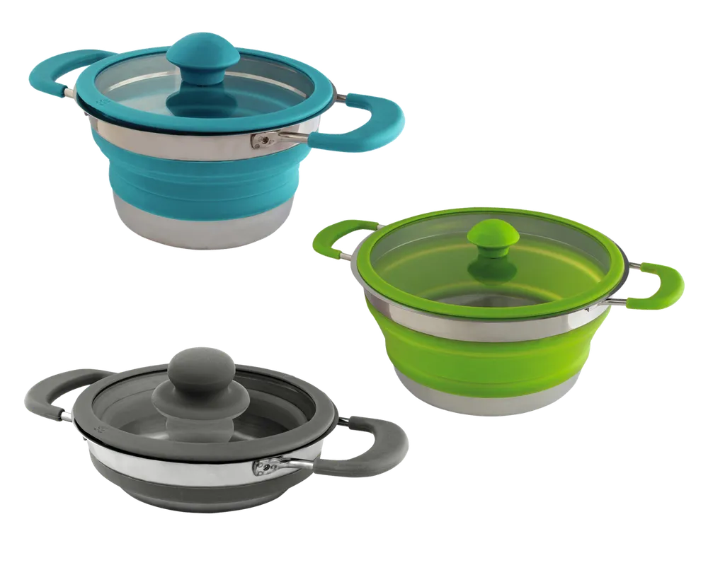 Vechline Pfanne mit Deckel 3,5 l königsblau (R)