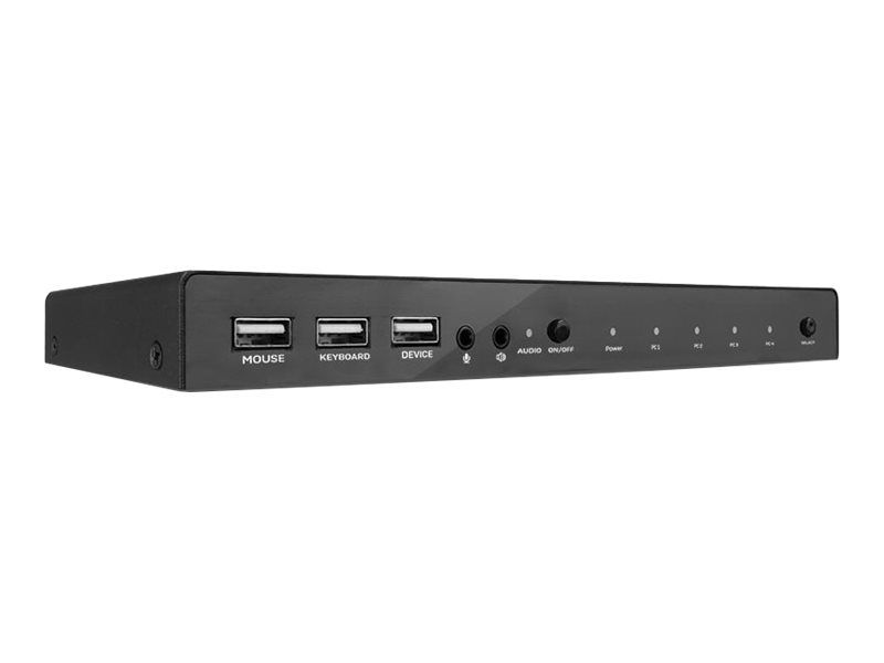 Lindy KVM-/Audio-/USB-Switch - 4 x KVM/Audio/USB