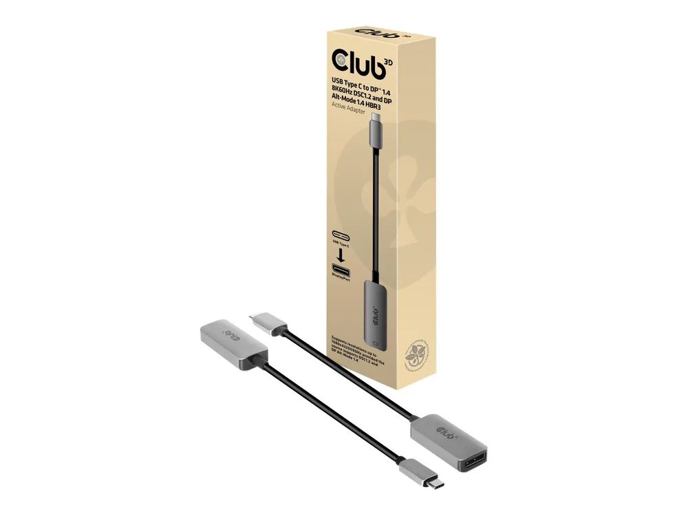 Club 3D CAC-1567 - DisplayPort-Adapter - 24 pin USB-C (M)