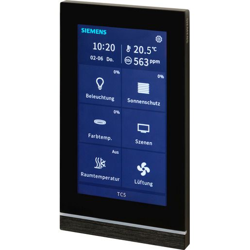 Siemens GAMMA KNX TOUCH CONTROL TC5 SW / SIEMEN UP 205/22 5WG1205-2AB22