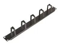 MicroConnect Cable Management D-Ring - Kabelmanagement - Schwarz - 1U - 48.3 cm (19")