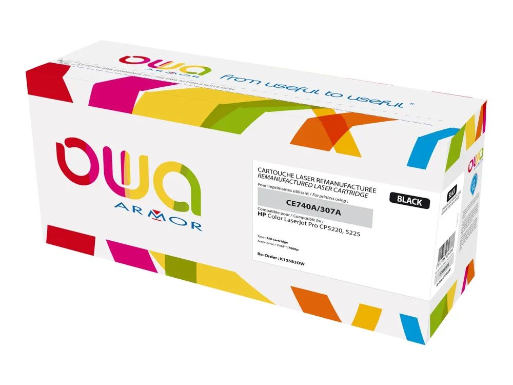 Armor OWA - Schwarz - kompatibel - Tonerpatrone (Alternative zu: HP CE740A)