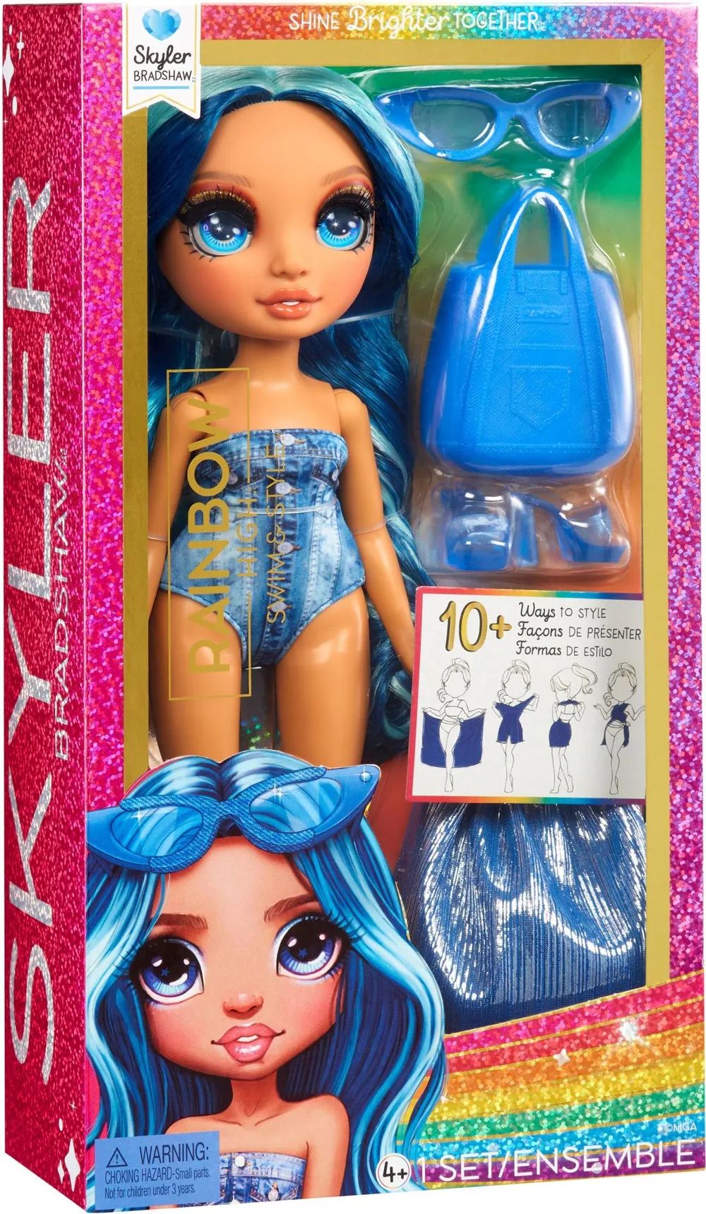 MGA Entertainment Inc. Rainbow High Swim & Style - Skyler Blue