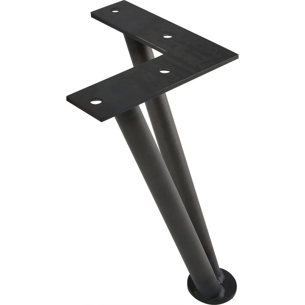 S.c. Simausrom Comservimpex Srl SRL. SIMAUSROM Haarnadelfuß 180 mm Schwarzstahl schutzlackiert